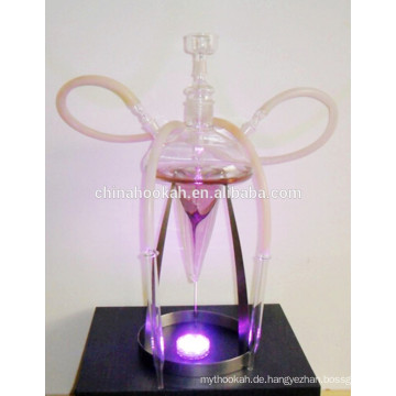 GH080-LT schönes Glas Chicha Huka / Shisha / Nargile Rohr / Wasser Rohr / mit LED Licht / sheesha / narguile